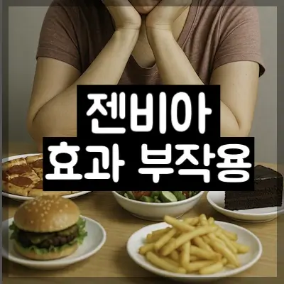 젠비아 효과 부작용 내돈내산 후기 정리