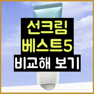 선크림 베스트5 썸네일