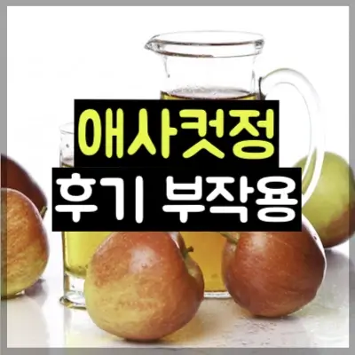 애사컷정 내돈내산 썸네일