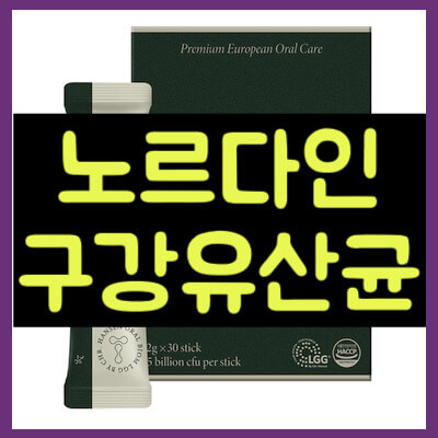 노르다인 구강유산균