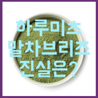 하루미츠 말차 브리즈