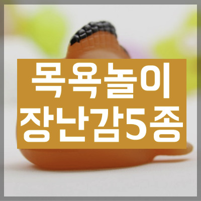 목욕놀이 장난감5종