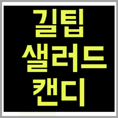 길팁 샐러드 캔디