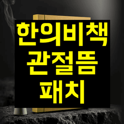 한의비책 관절뜸패치