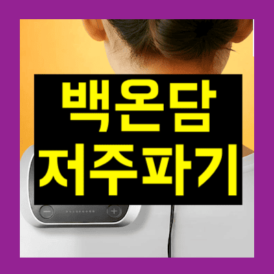 백온담 저주파기