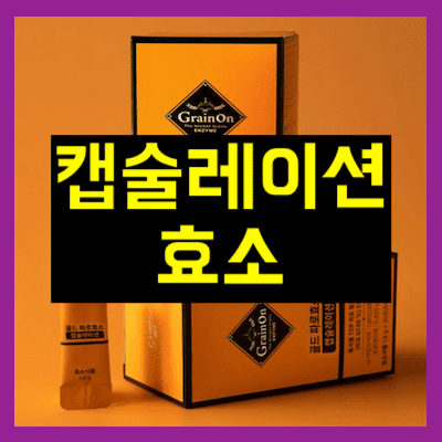 캡술레이션 효소